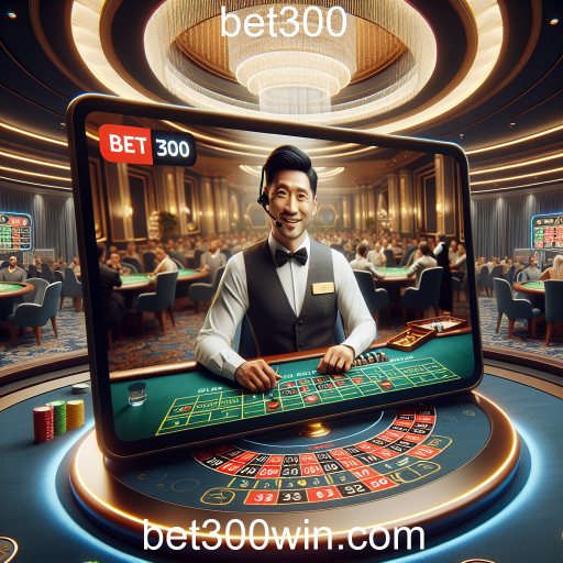Experimente a Emoção do Cassino ao Vivo no bet300